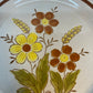 Autumn Collection Stoneware Wheat Flower Plate