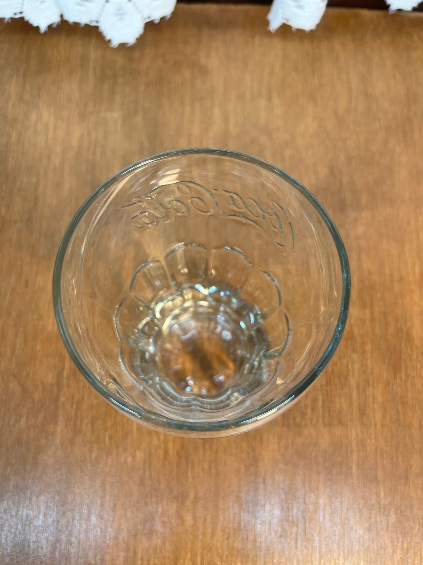 Vintage Clear Coca Cola Glass Collectible