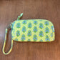 Citrus Lime Green Zip Up Vera Bradley Wallet Wristlet