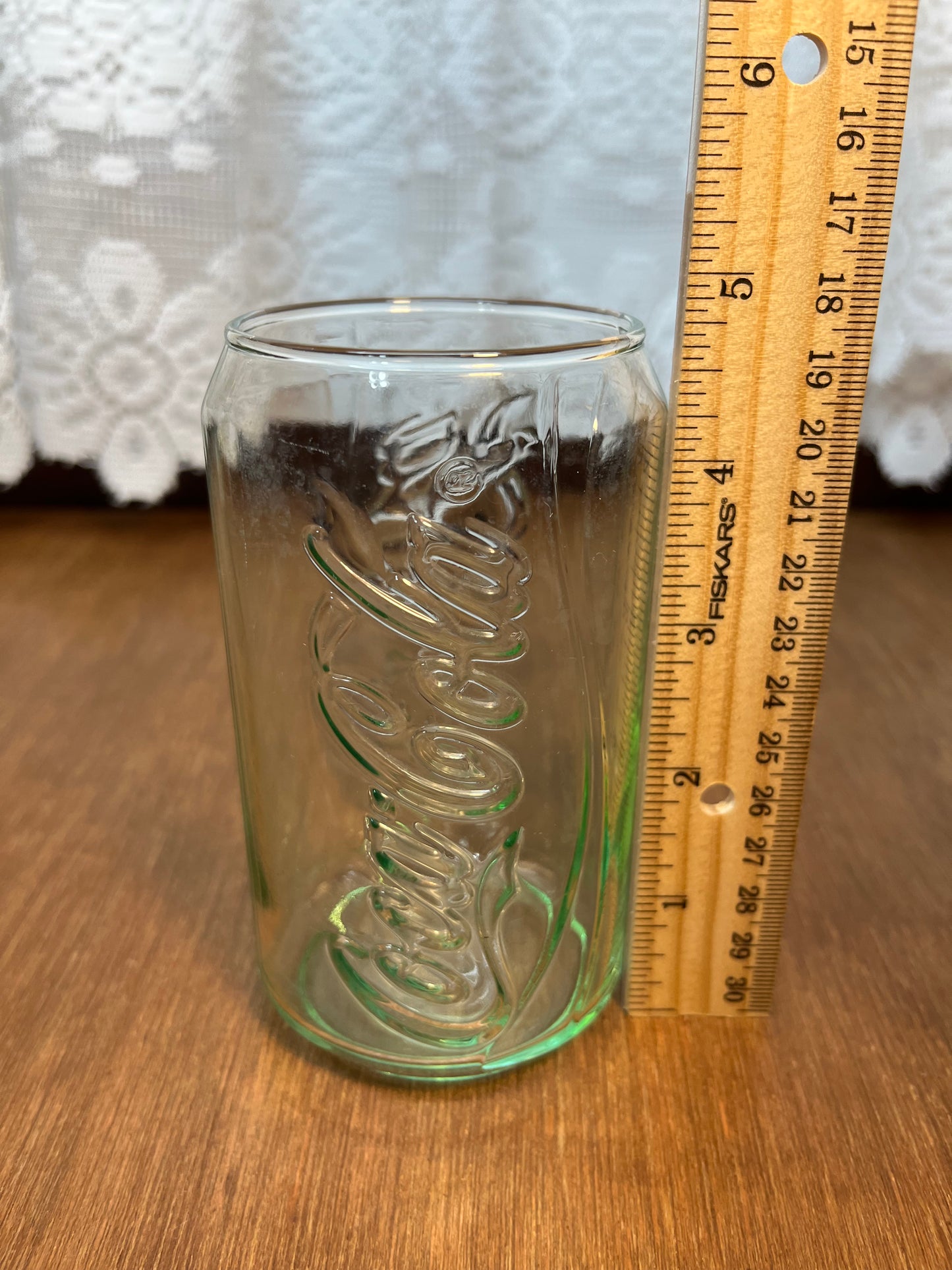 Vintage Retro Green Can Coca Cola Glass