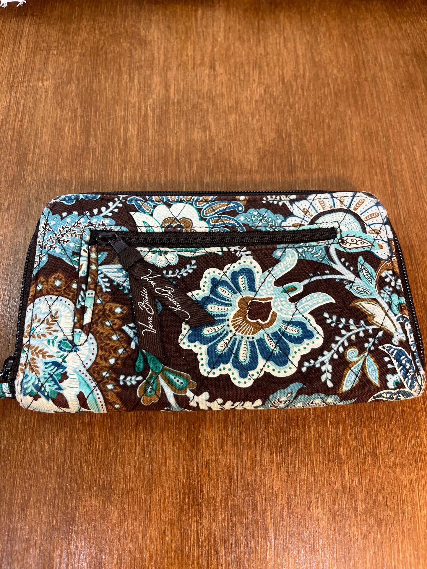 Java Blue Pattern Vera Bradley Wallet Wristlet