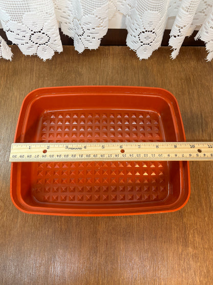 Vintage Tupperware Meat Container