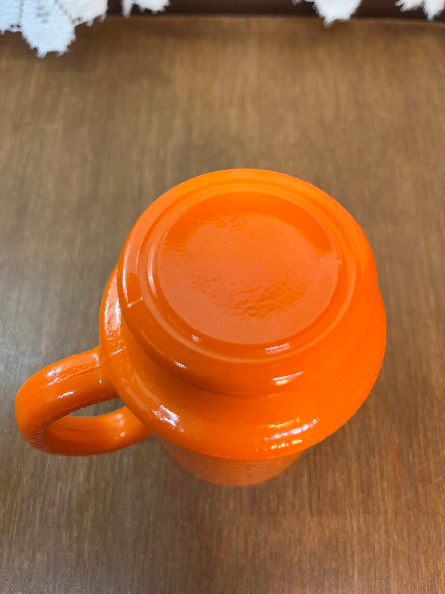 Vintage Orange Fire King Mug