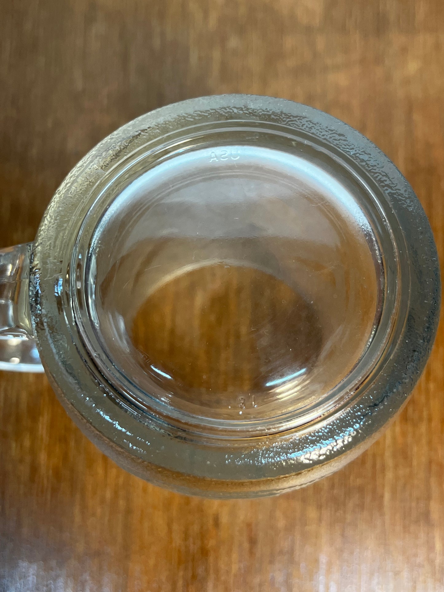 Vintage Frosted Coca Cola Glass Mug