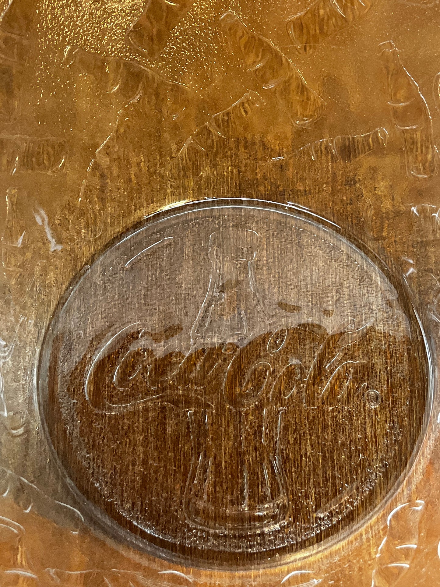 Vintage Clear Coca Cola Bowl