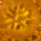 Vintage Amber Tiara Sandwich Glass Plate