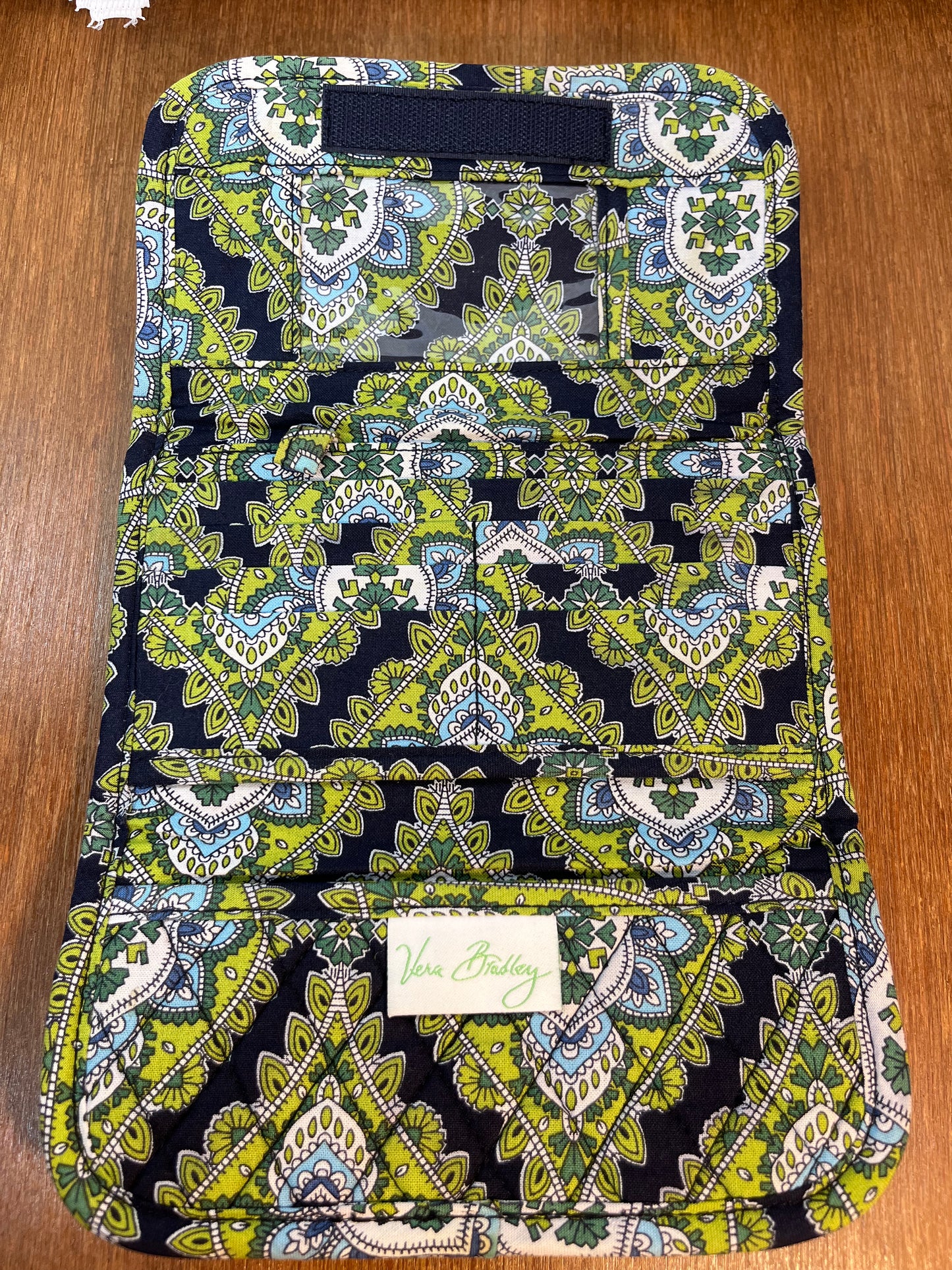 Blue & Green Vera Bradley Cambridge Cross Shoulder Bag & Wallet