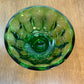 Vintage Emerald Green Pedestal Dish