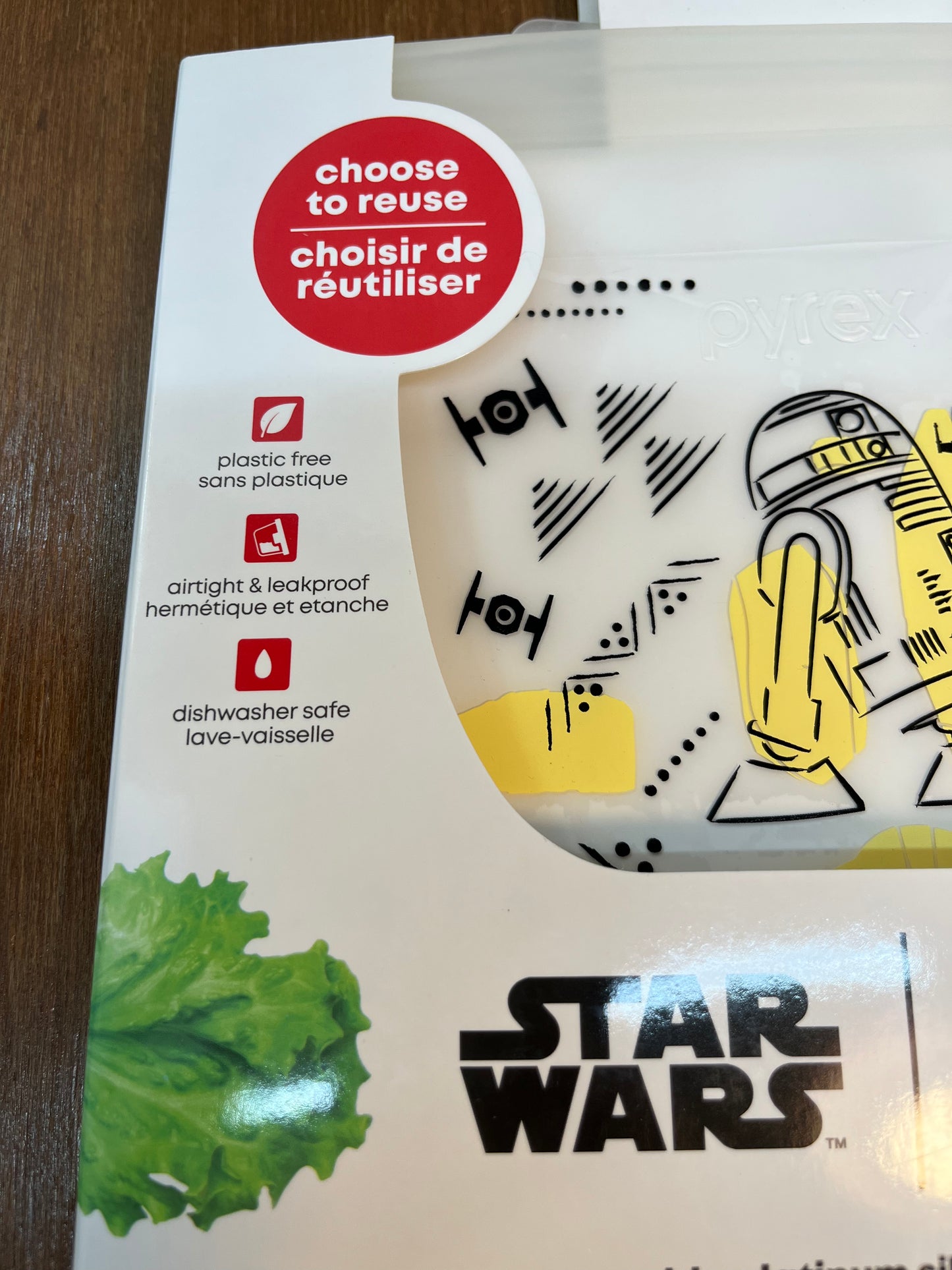 Reusable Pyrex Star Wars Sandwich Bag