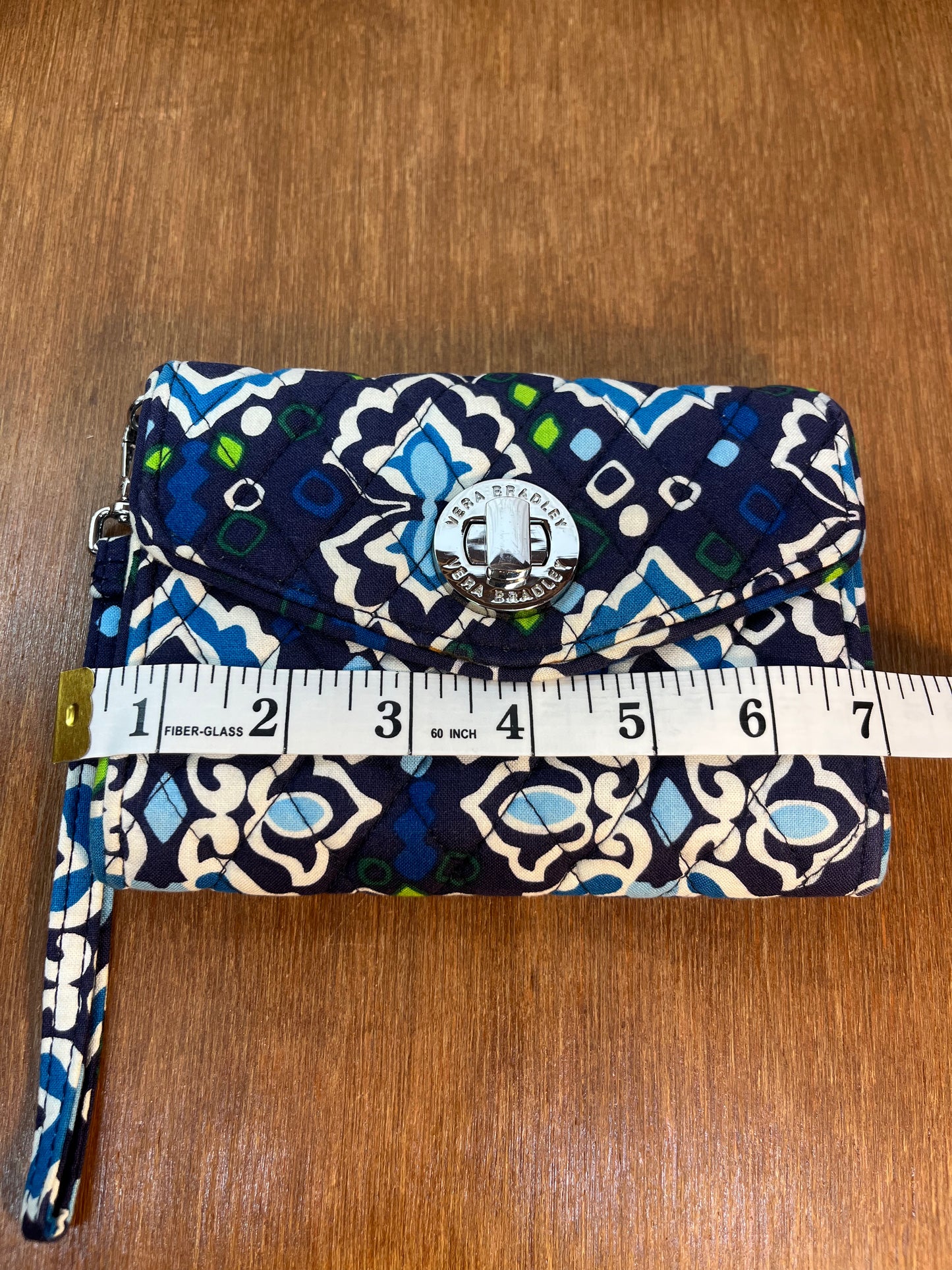 Ink Blue Vera Bradley Wallet Clutch Wristlet