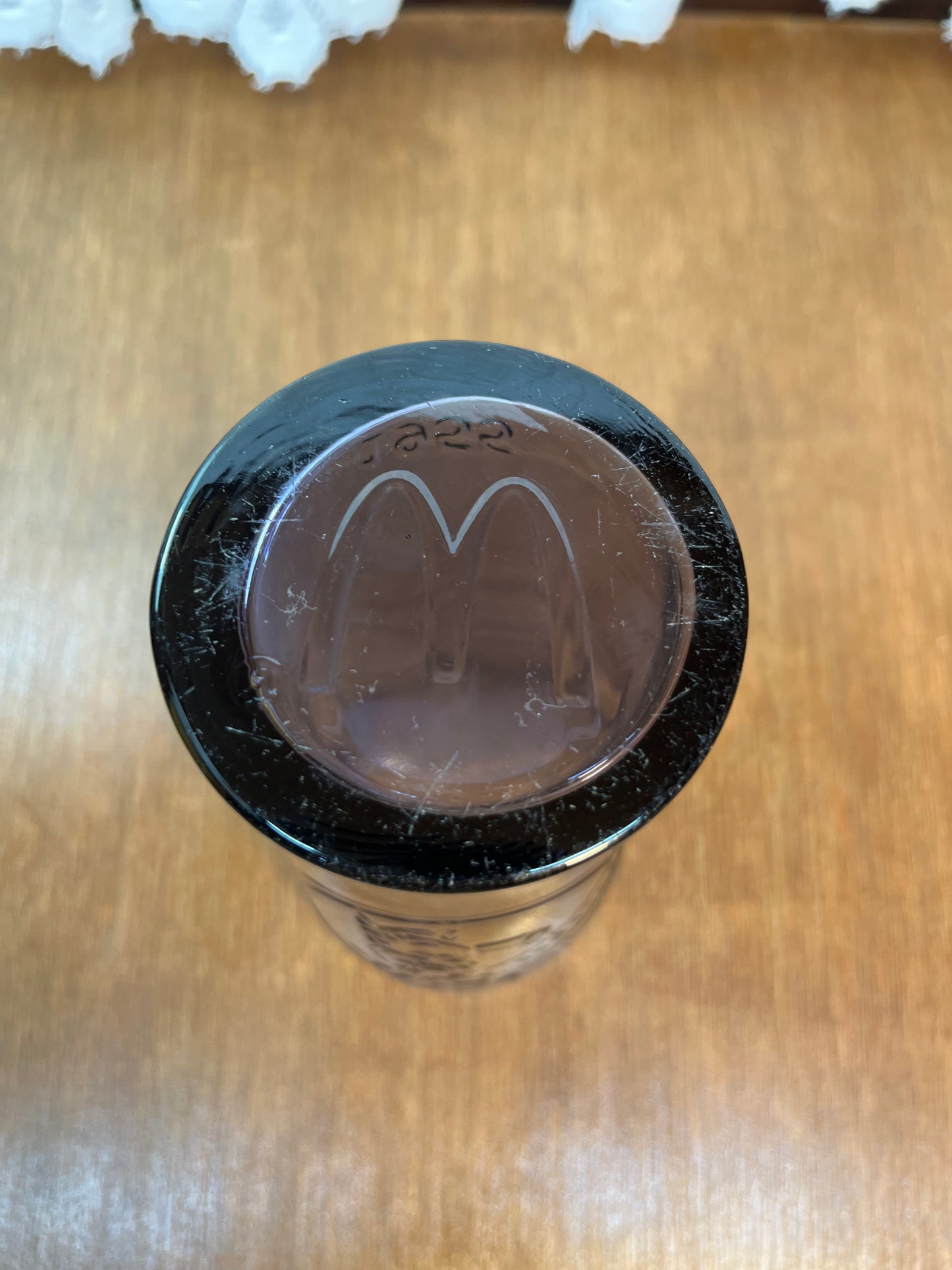 Vintage Retro SpeeDee 1955 McDonalds Purple Glass