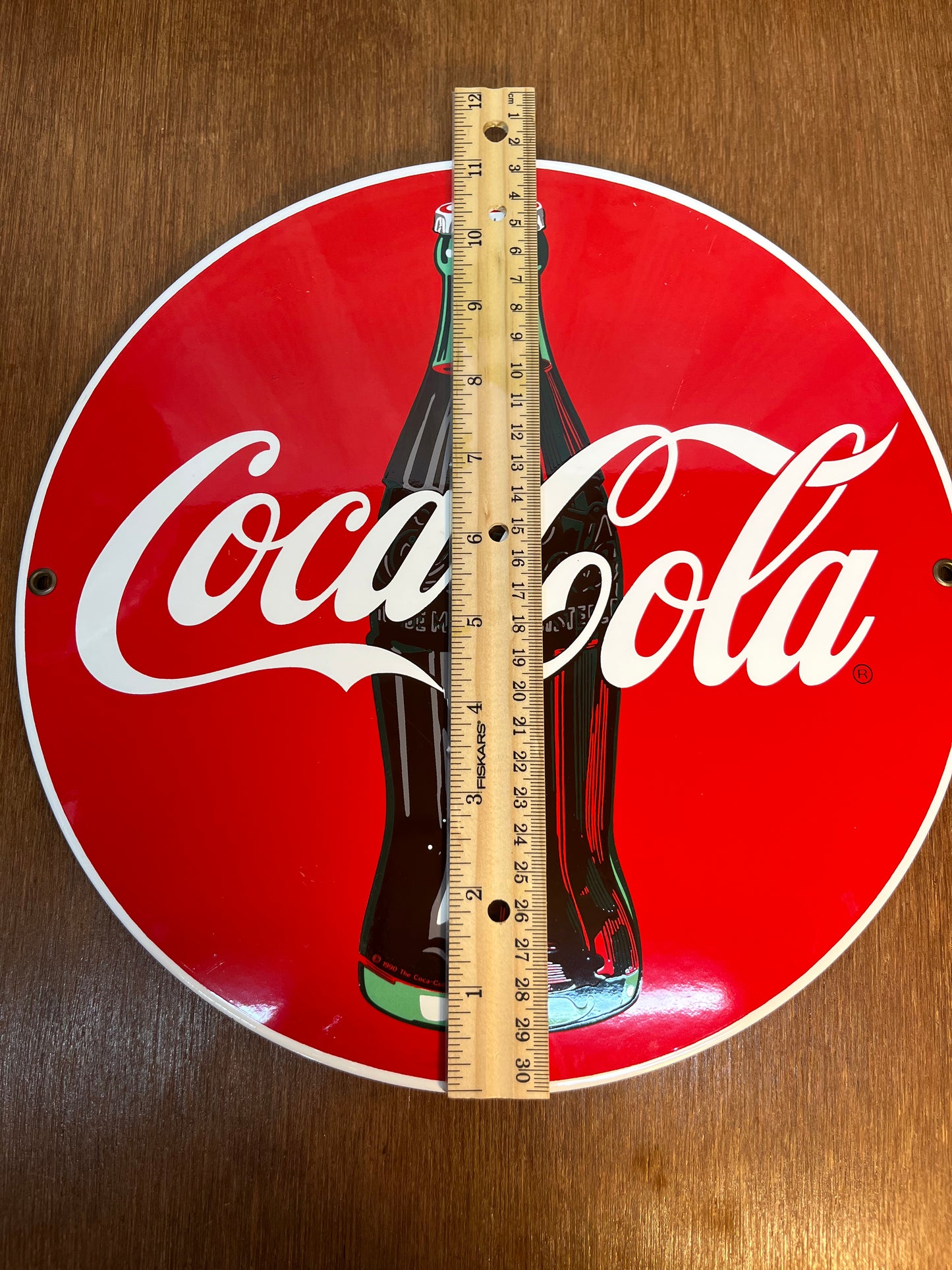 Logo Enamel Coca Cola Sign/Decor