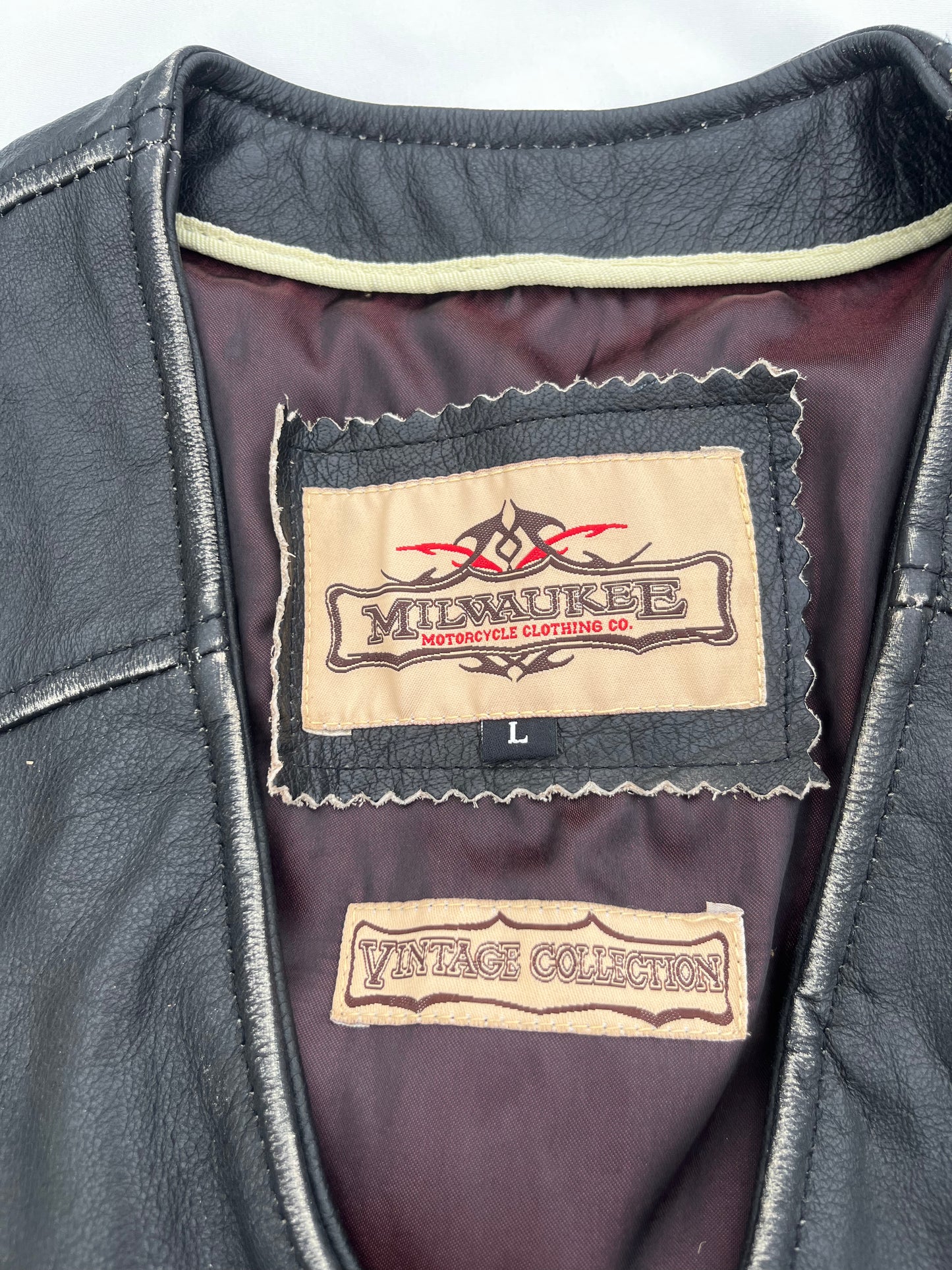 Vintage Collection Distressed Milwaukee Motorcycle Vest