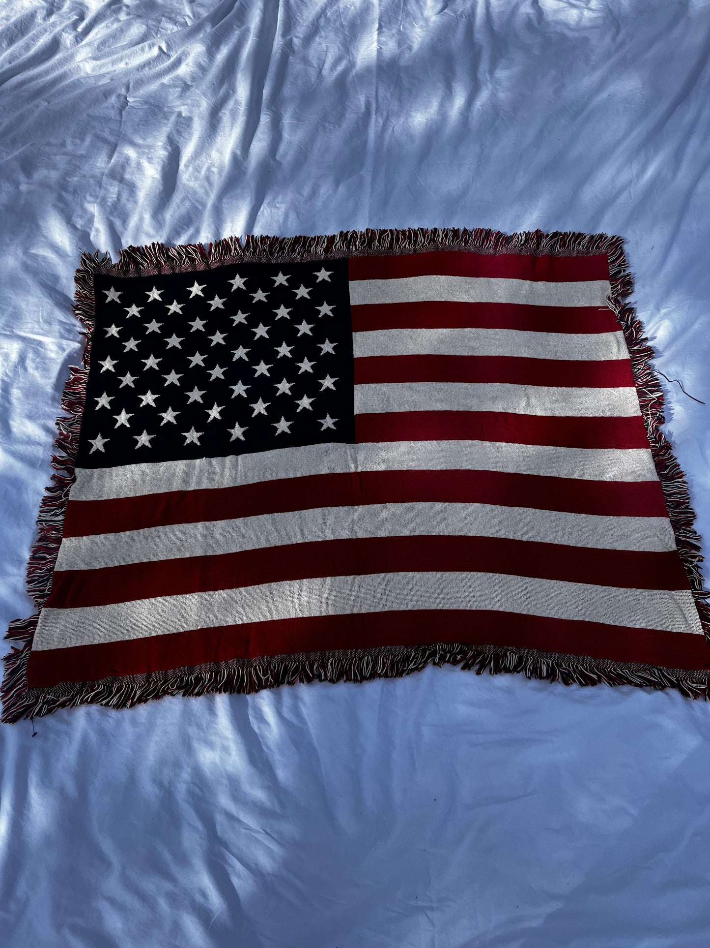 American Flag Throw Blanket