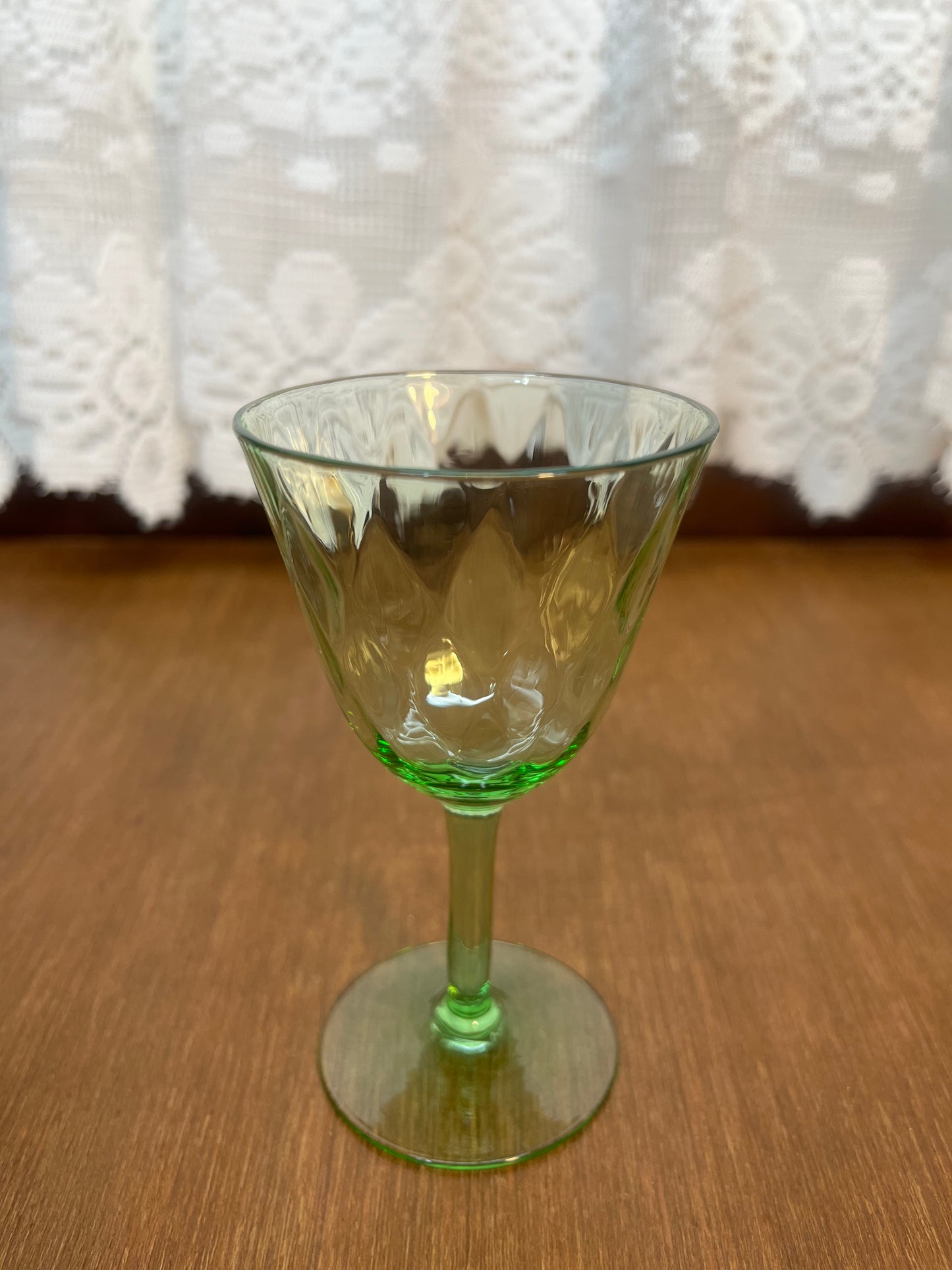 Set of 4 Vintage Uranium Martini/Dessert Glasses