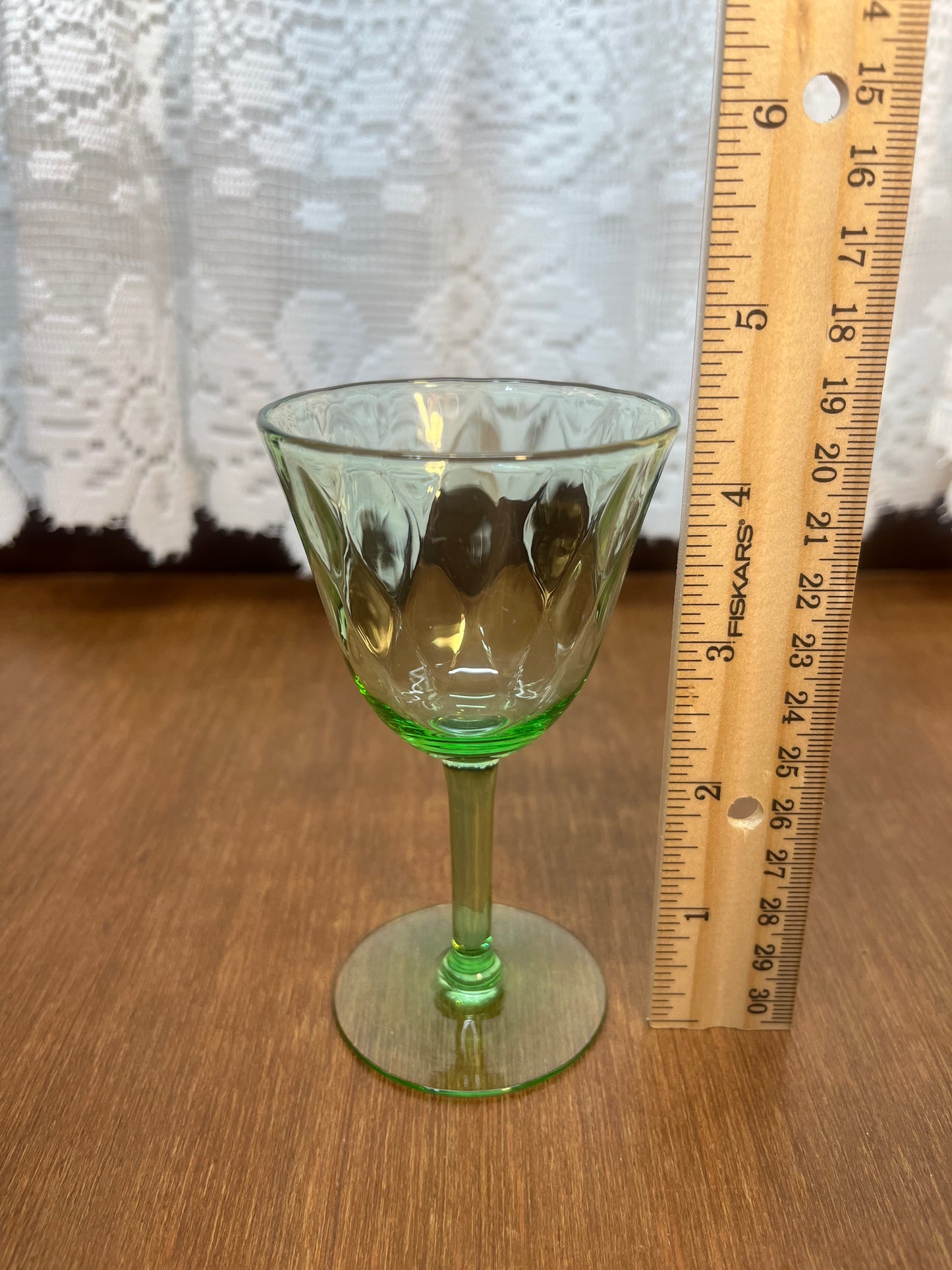 Set of 4 Vintage Uranium Martini/Dessert Glasses