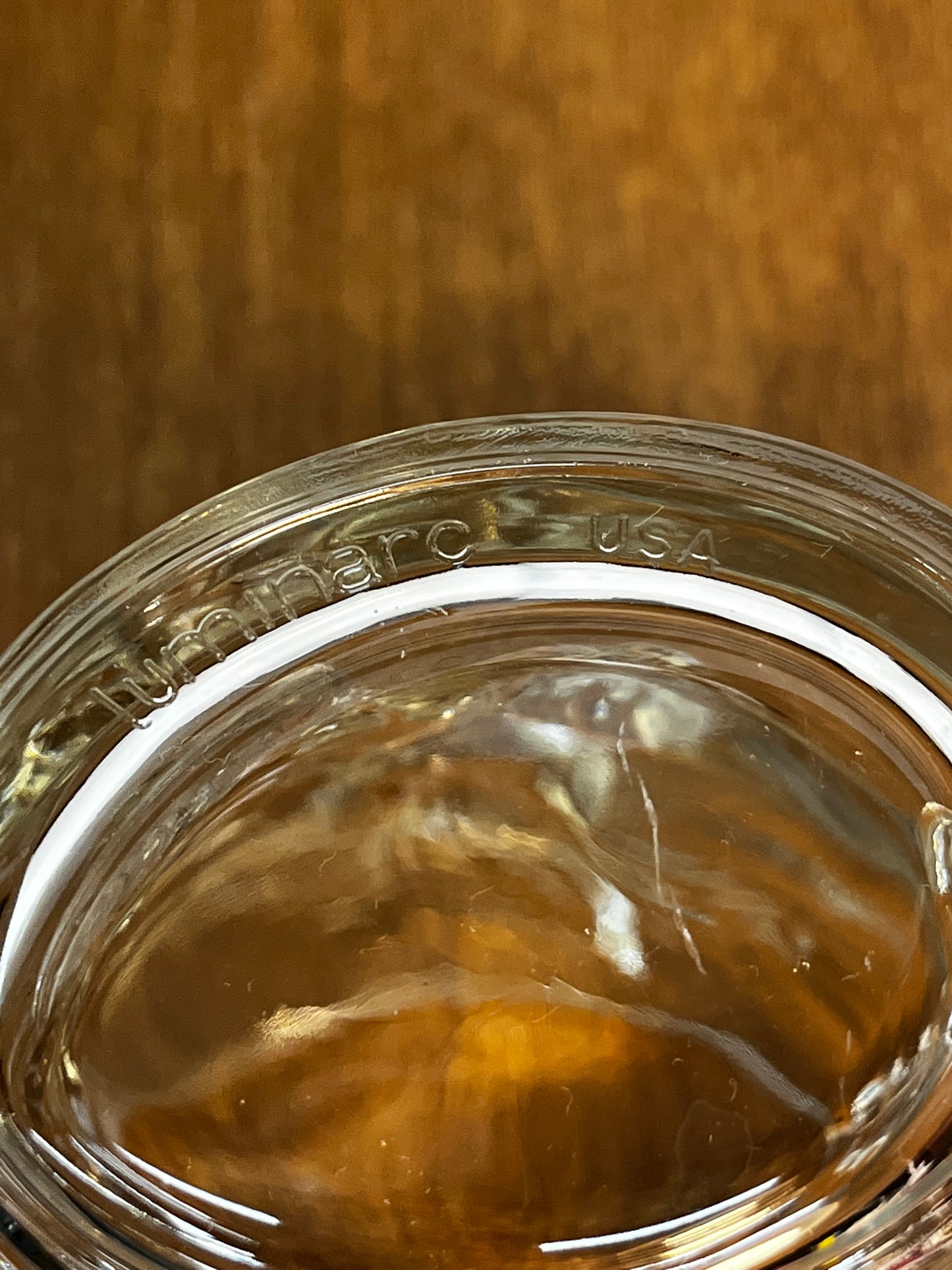 Large Glass Skull Mug