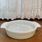 Vintage Milk Glass Fire King Oven Proof 1 Qt Baking Dish