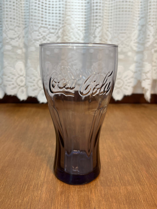 Vintage Light Purple Coca Cola Collectible Glass