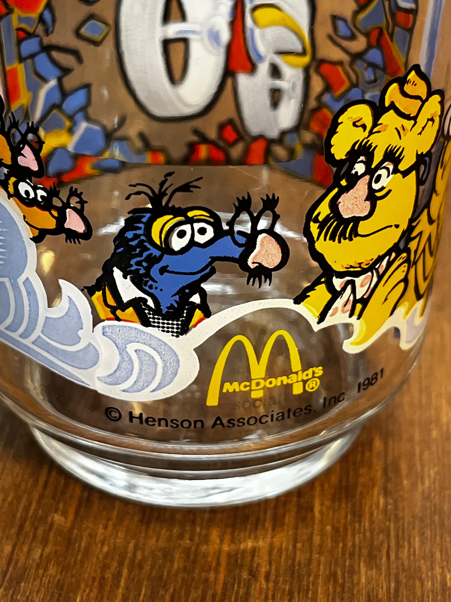 Vintage Miss Piggy McDonalds Glass Up