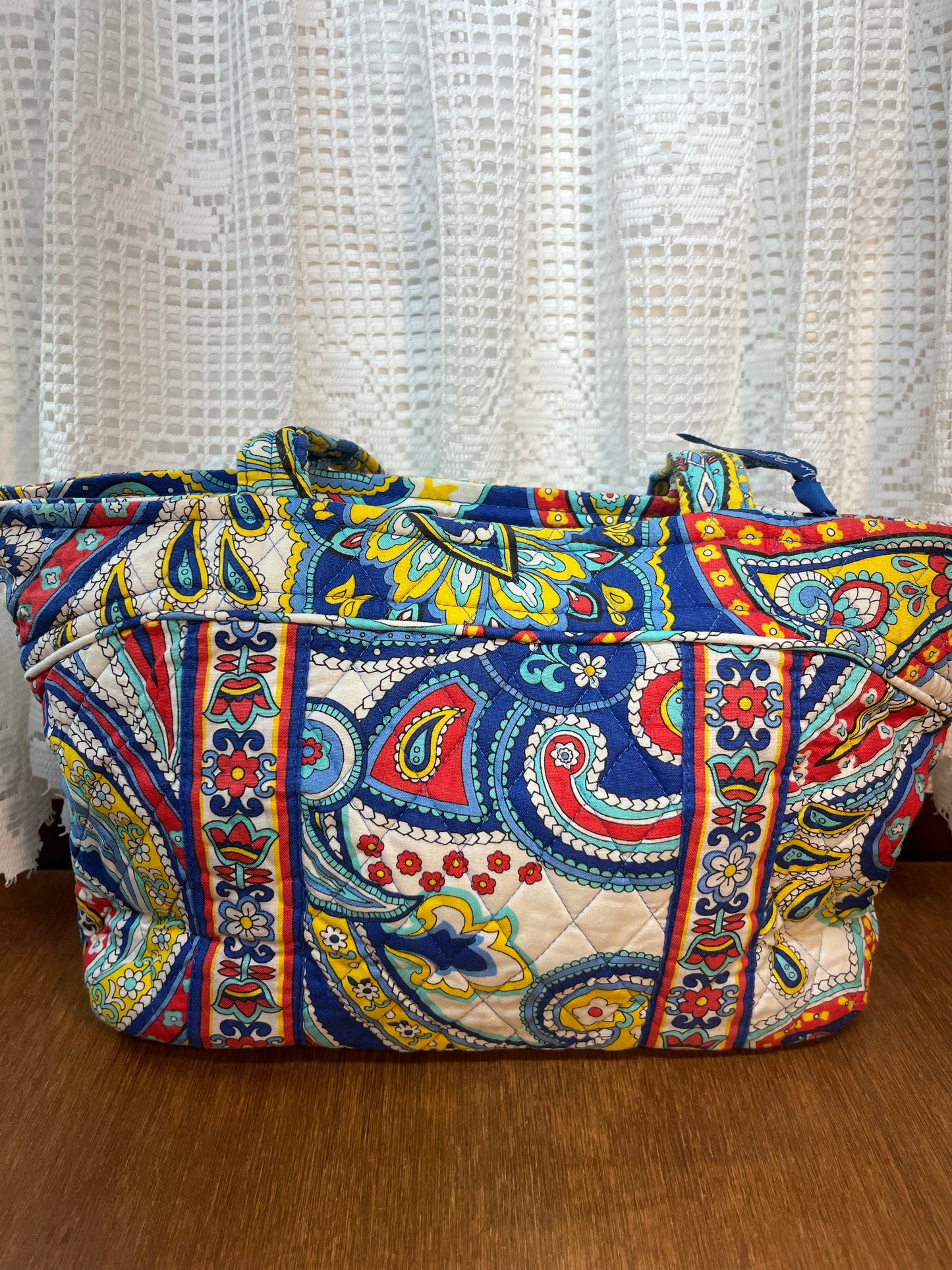 Bright & Colorful Vera Bradley Marina Paisley Shoulder Bag & Wallet