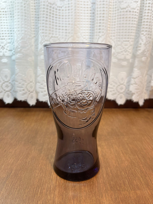 Vintage Retro SpeeDee 1955 McDonalds Purple Glass