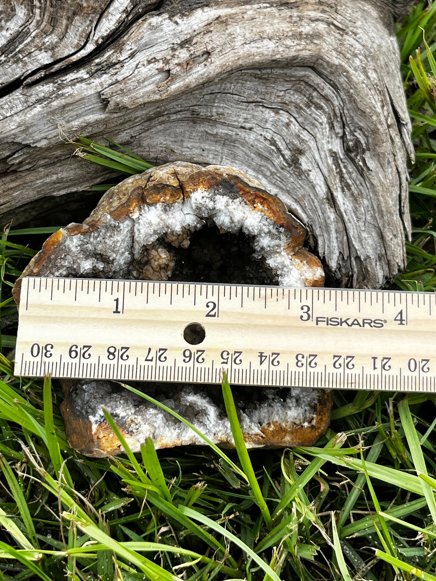 Natural Brown & Black Crystal Geode