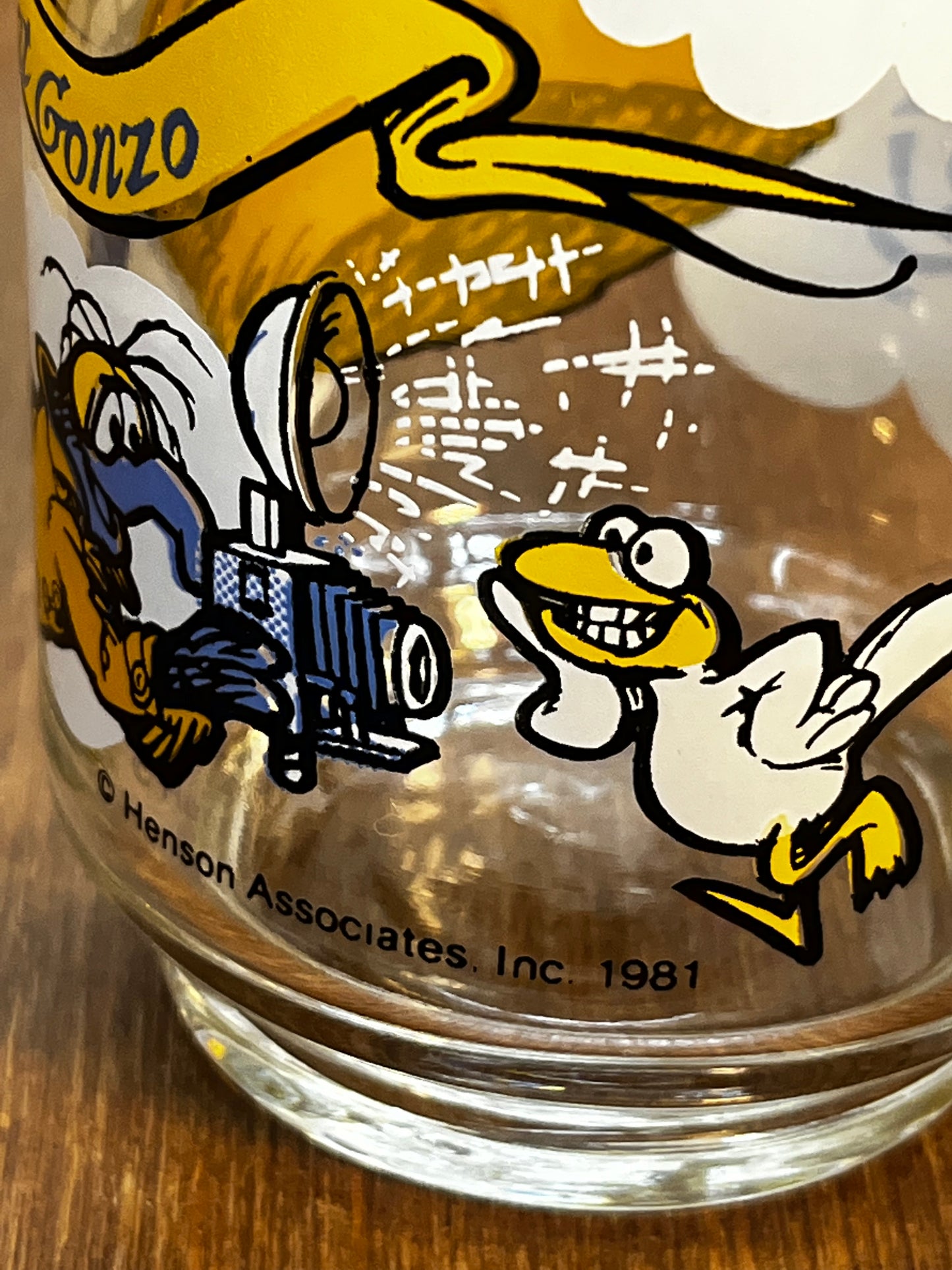 Vintage The Great Muppet Caper McDonalds Glass Cup