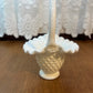 Vintage Mini Milk Glass Hobnail Fenton Basket