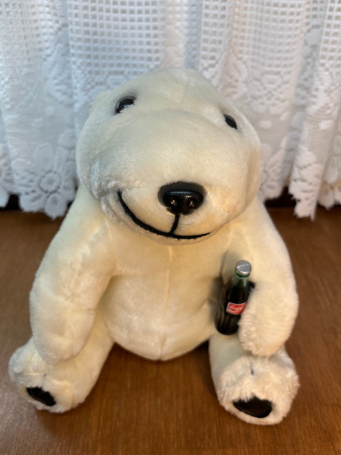 Vintage Medium Coca Cola Polar Bear Plush