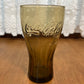 Vintage Brown Coca Cola Collectible Glass