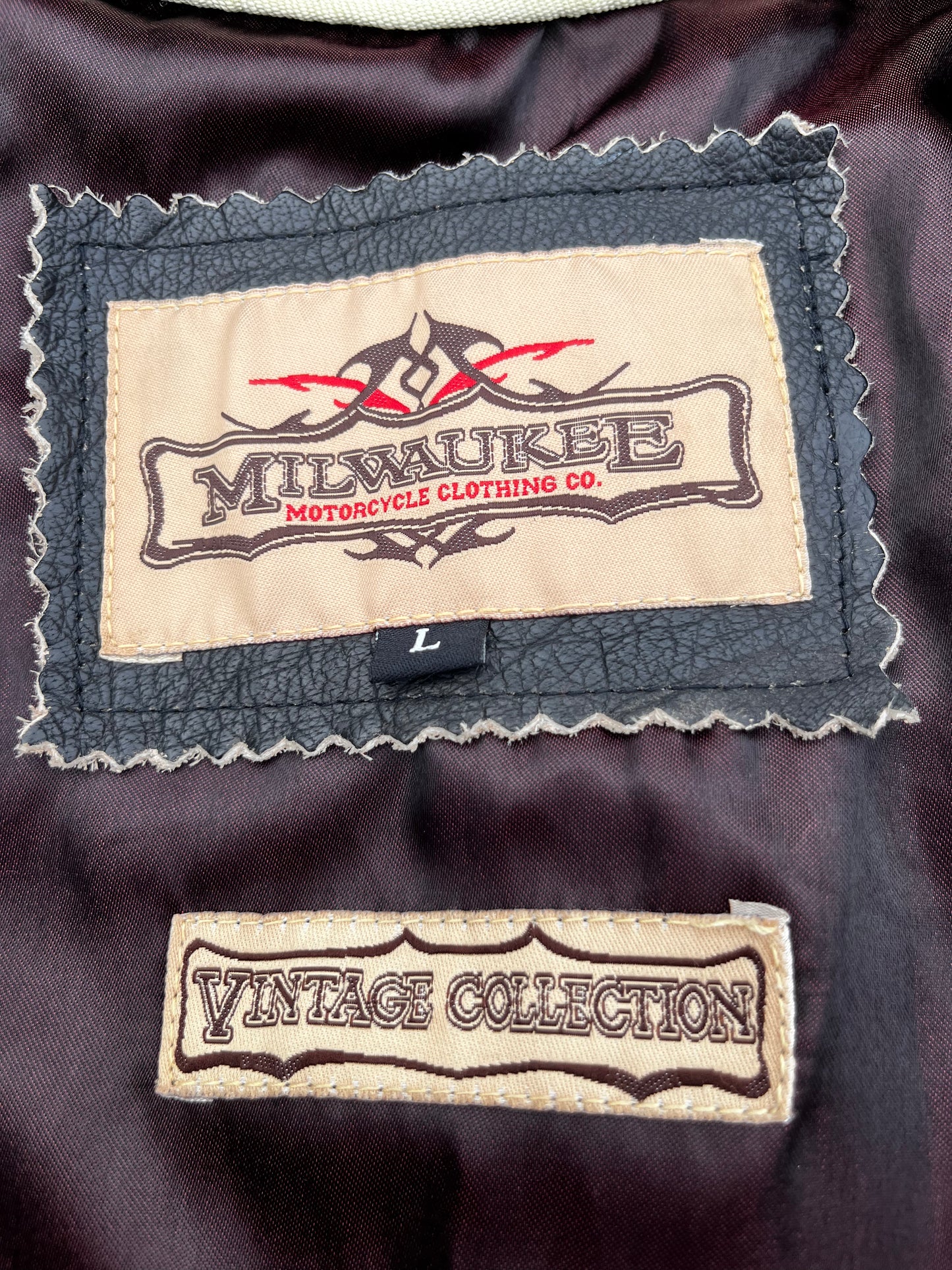 Vintage Collection Distressed Milwaukee Motorcycle Vest