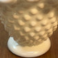 Vintage Mini Milk Glass Hobnail Fenton Basket