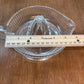 Vintage Clear Heavy Glass Hand Juicer