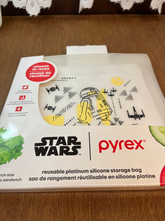 Reusable Pyrex Star Wars Sandwich Bag