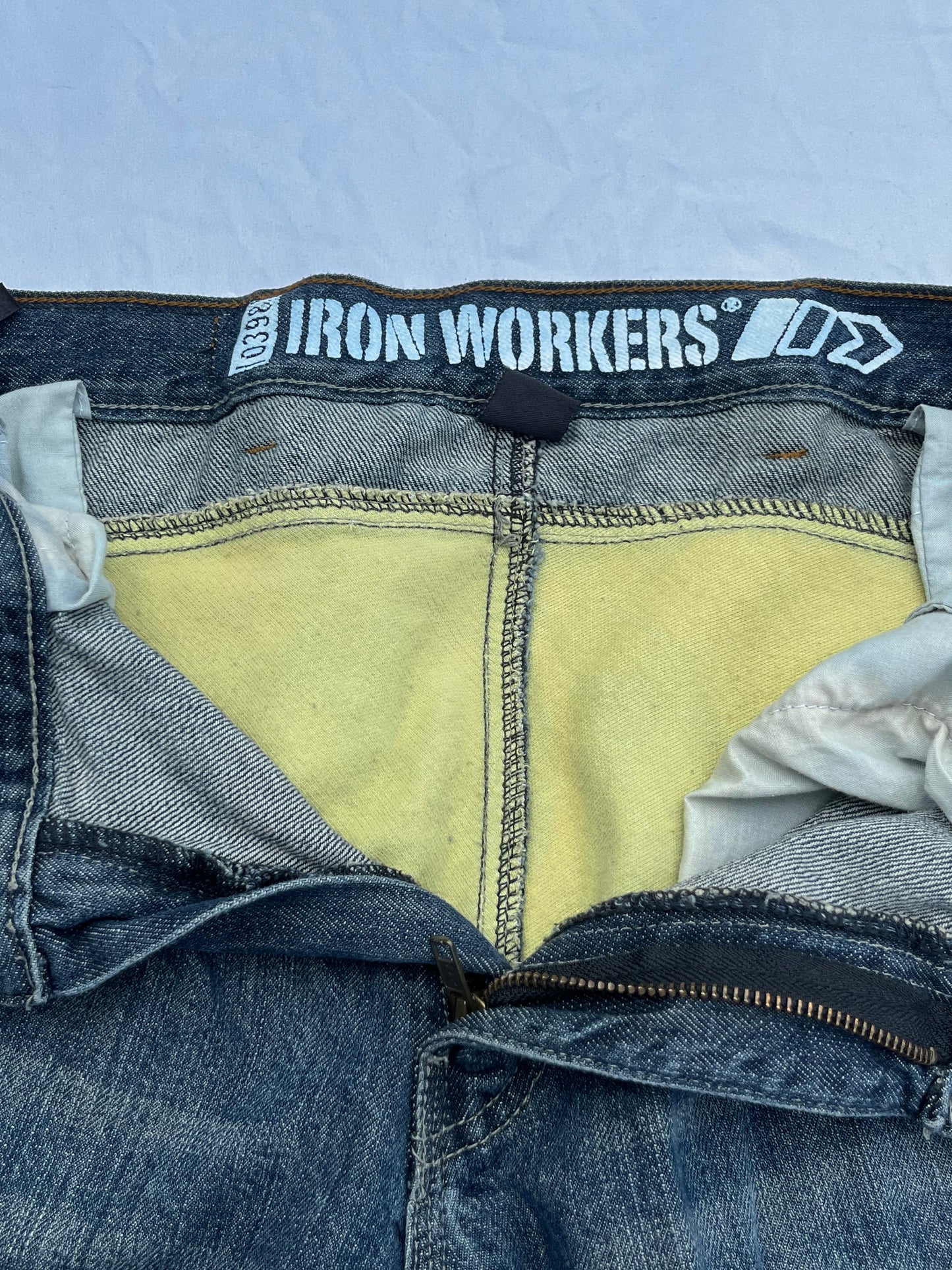 Motorcycle Riding Iron Workers Jeans With Knee Pads