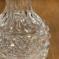 Vintage Clear Diamond Oil/Vinegar Cruet Bottle