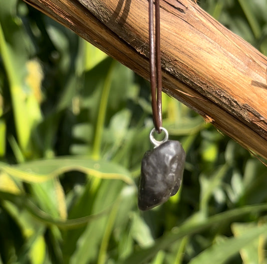 Handcrafted Black Stone Pendant