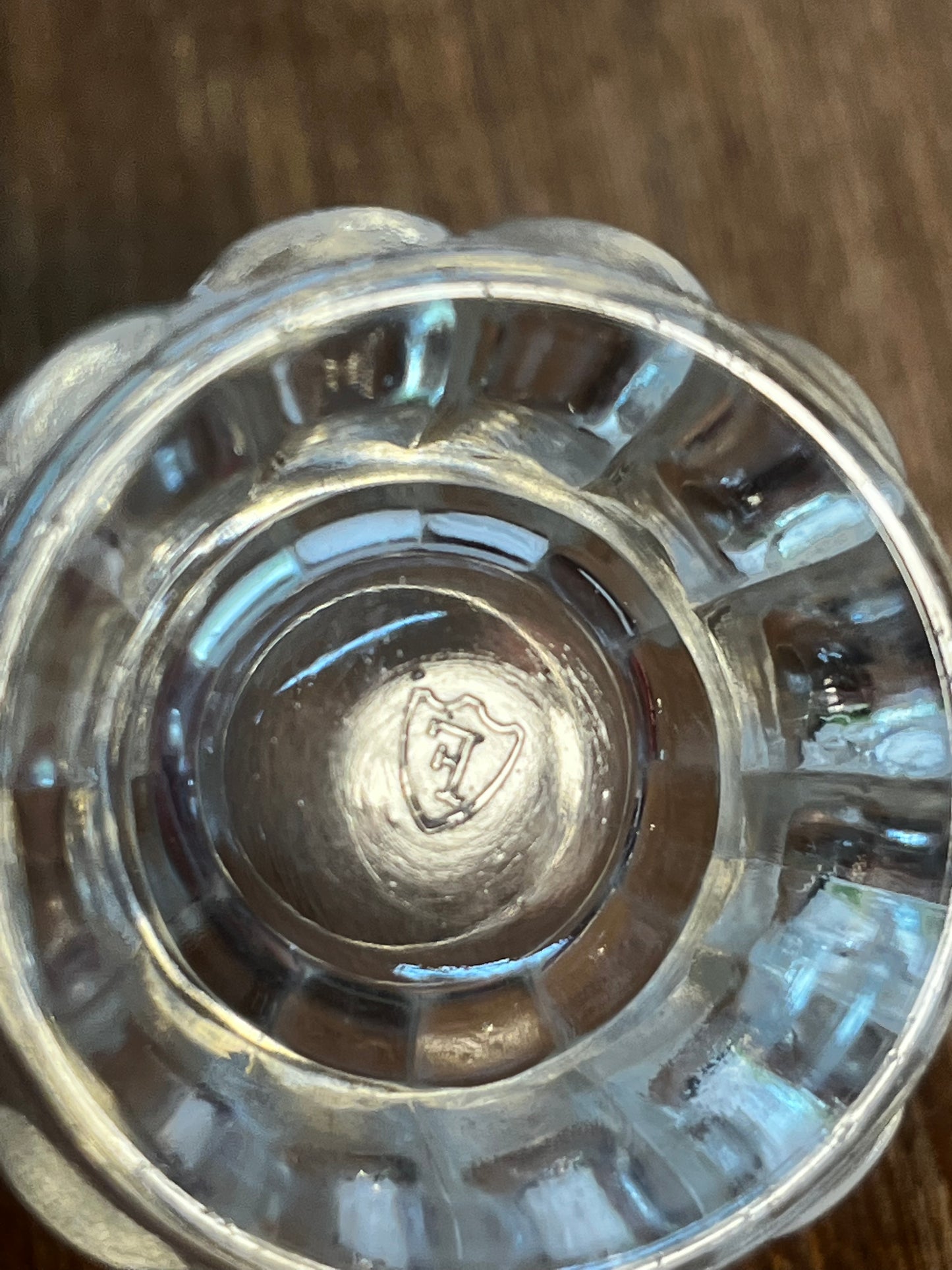 Vintage Clear Federal Miniature Glass