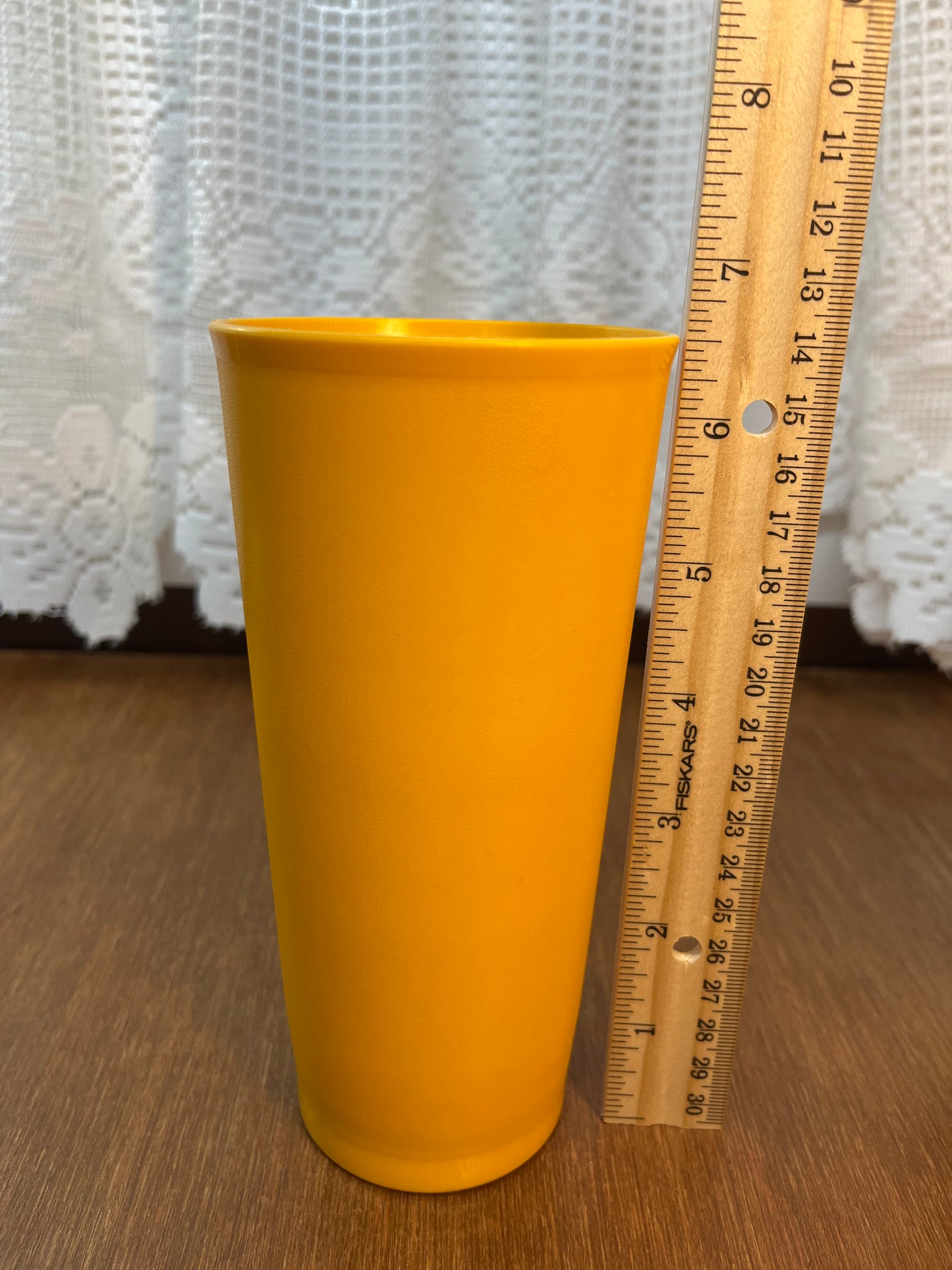 Vintage Yellow Tupperware Tumbler