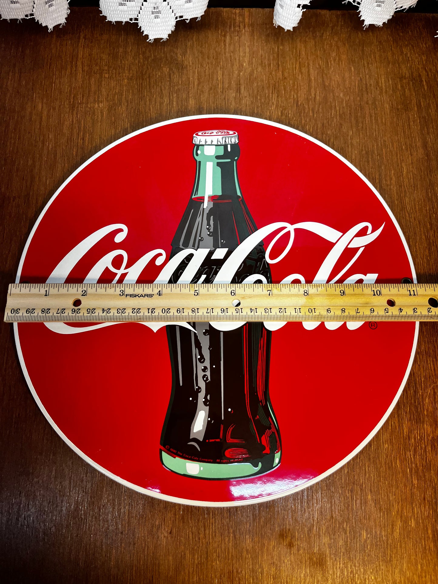 Logo Enamel Coca Cola Sign/Decor