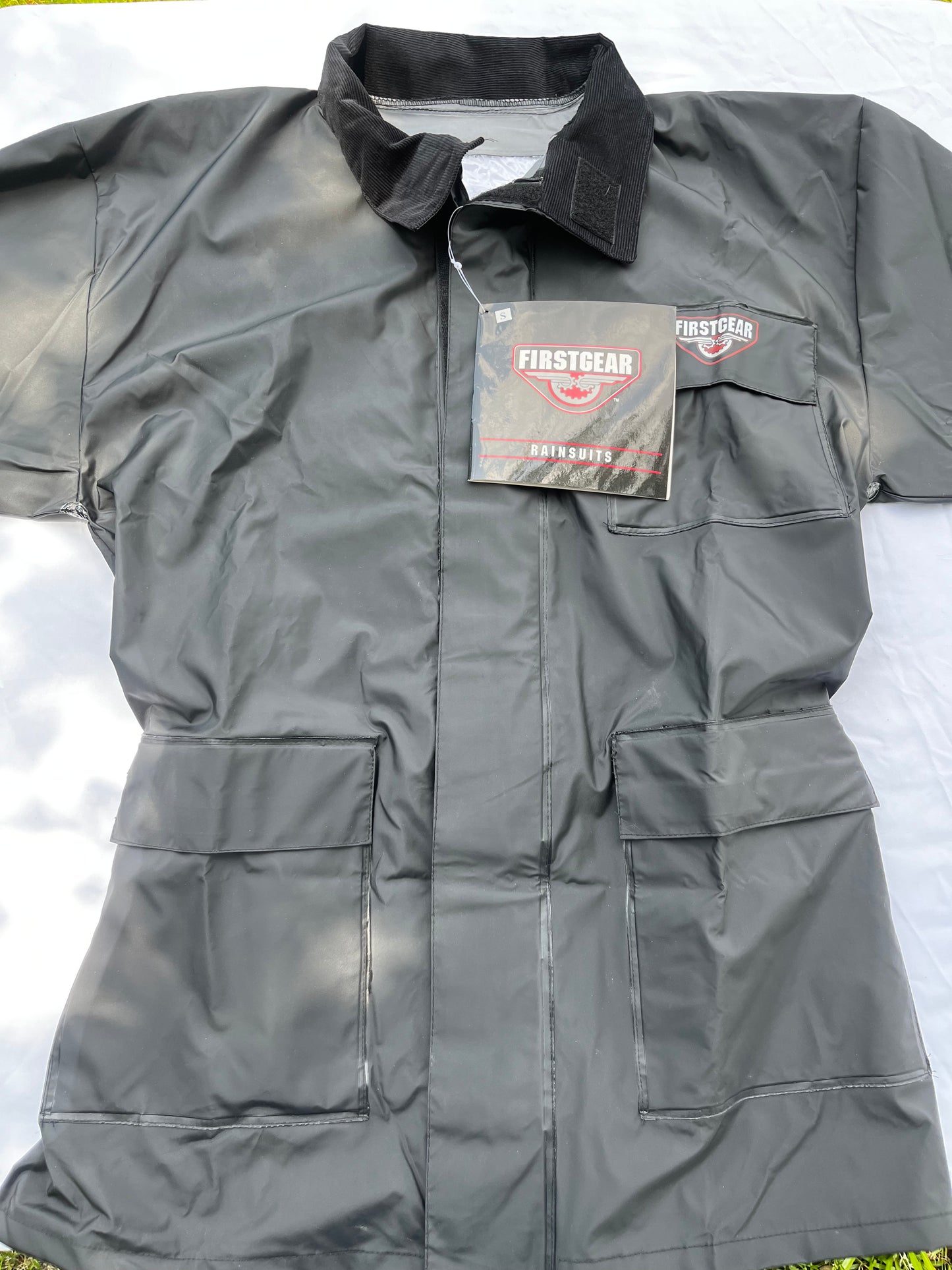 Black First Gear Rain Jacket