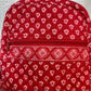 Vibrant Red Pattern Vera Bradley Backpack