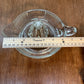 Vintage Clear Heavy Glass Hand Juicer