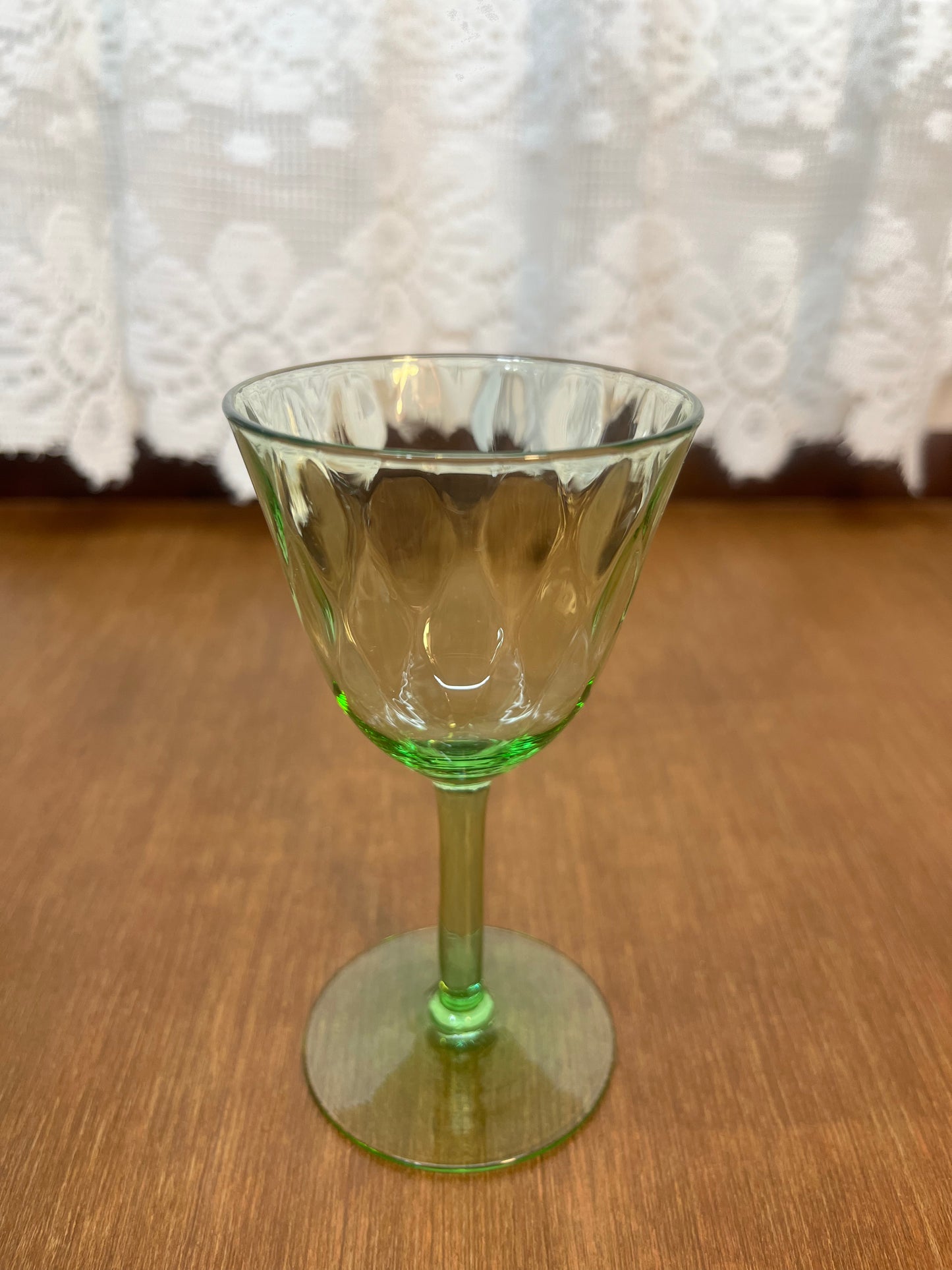 Set of 4 Vintage Uranium Martini/Dessert Glasses