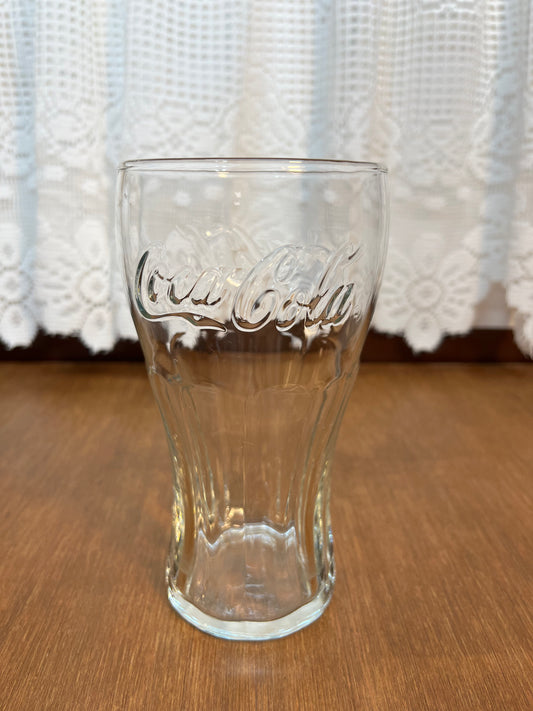 Vintage Clear Coca Cola Glass Collectible