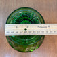 Vintage Emerald Green Pedestal Dish