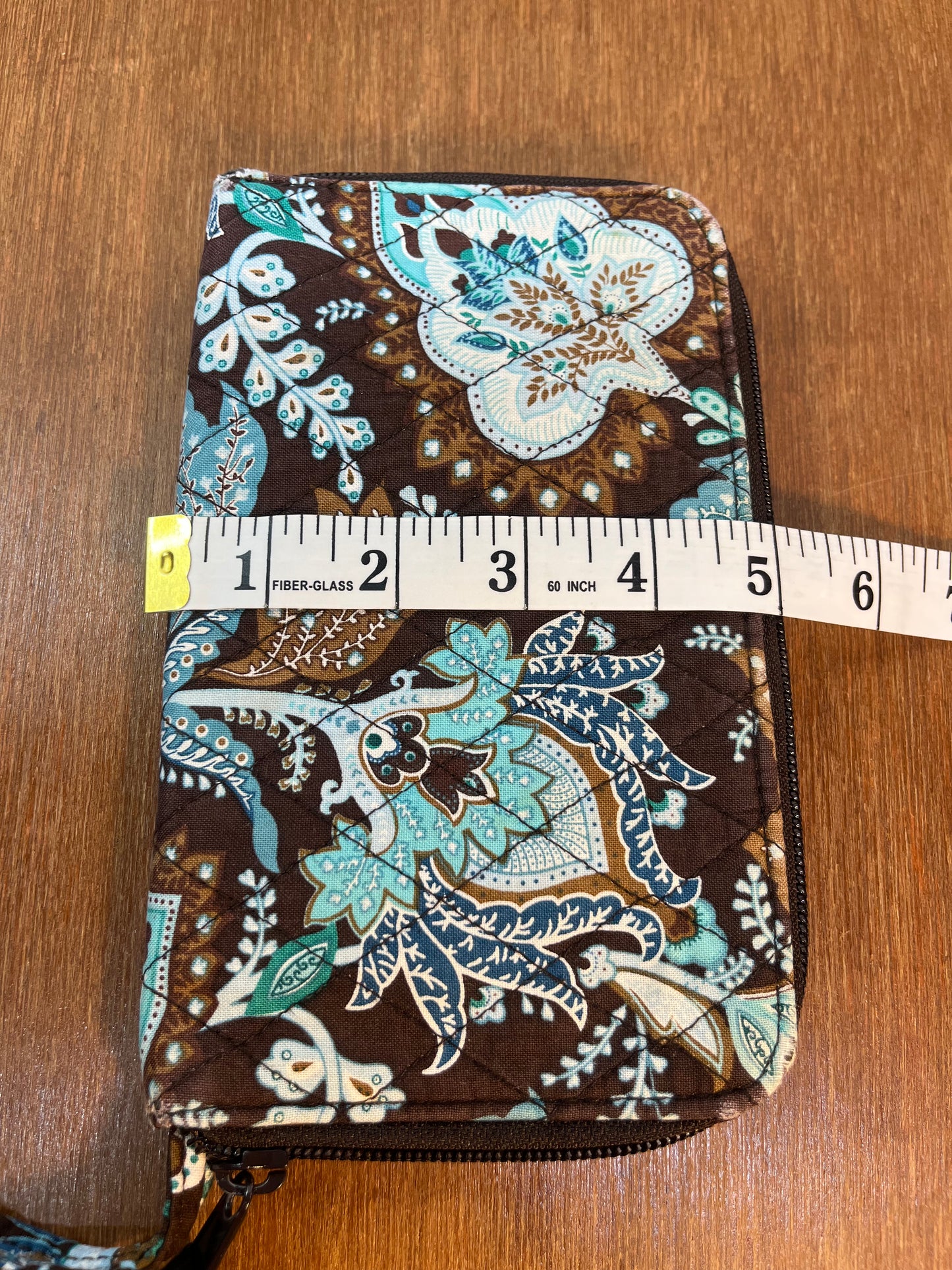 Java Blue Pattern Vera Bradley Wallet Wristlet