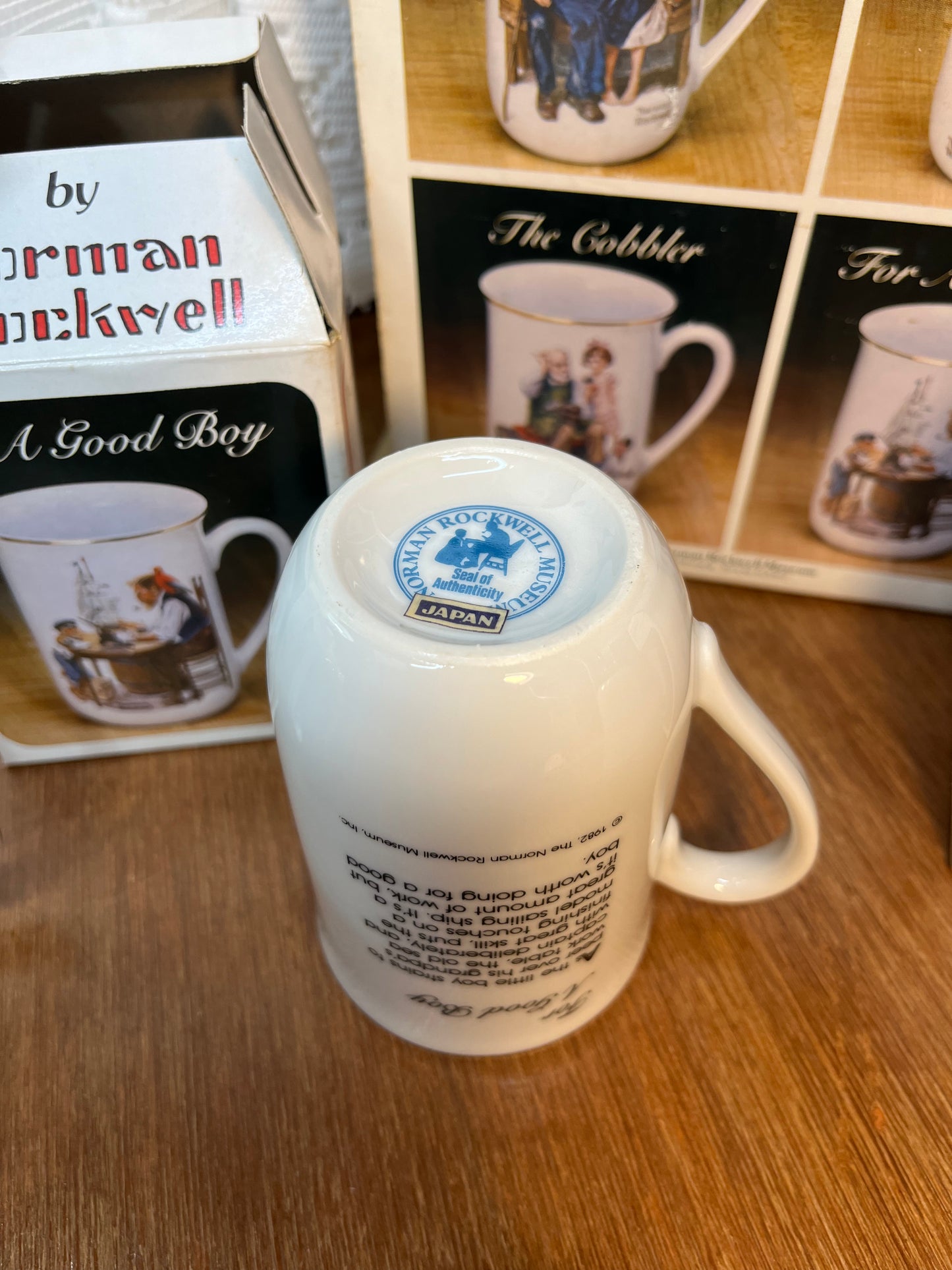 Collectible The Norman Rockwell Mugs