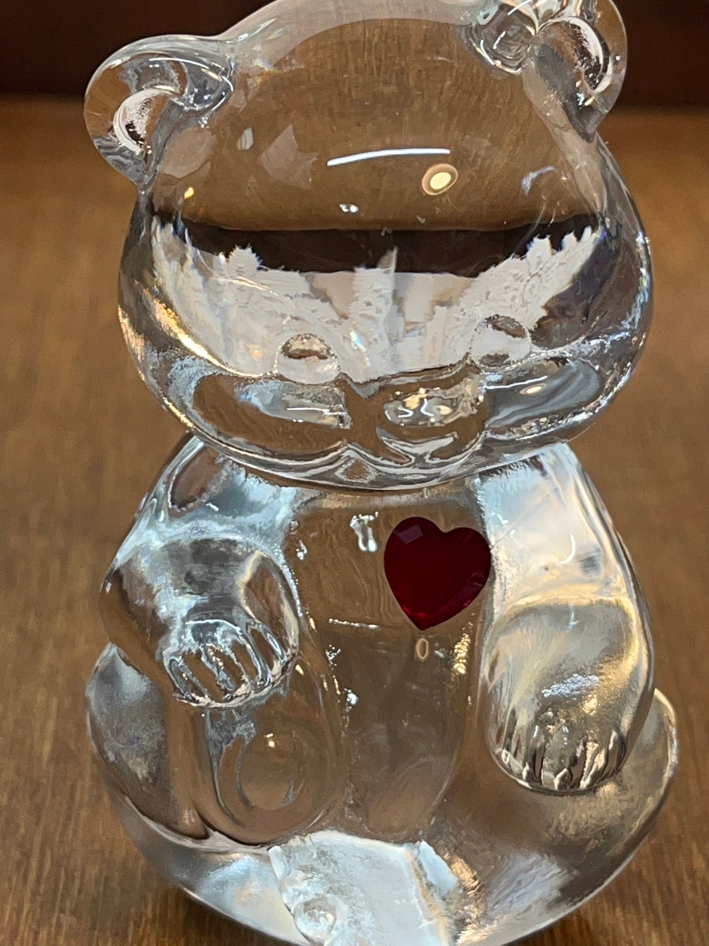 Art Glass Fenton July Birthstone Bear